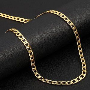 5MM CUBAN 18K STAMPED CHAIN!!